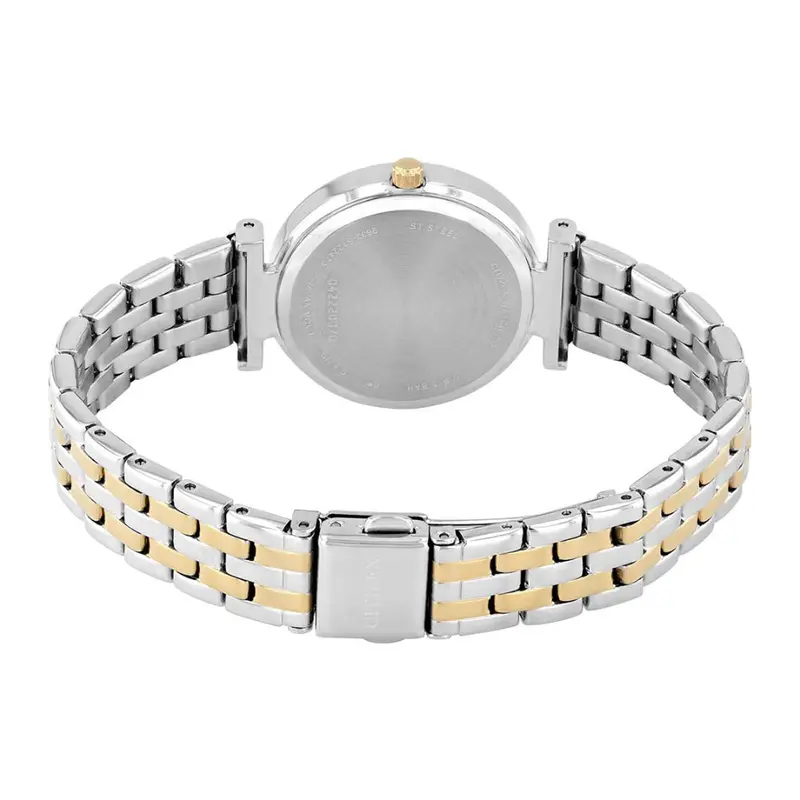 Citizen Quartz Two-Tone Stainless Steel Strap Women Watch Er0214-54D 2