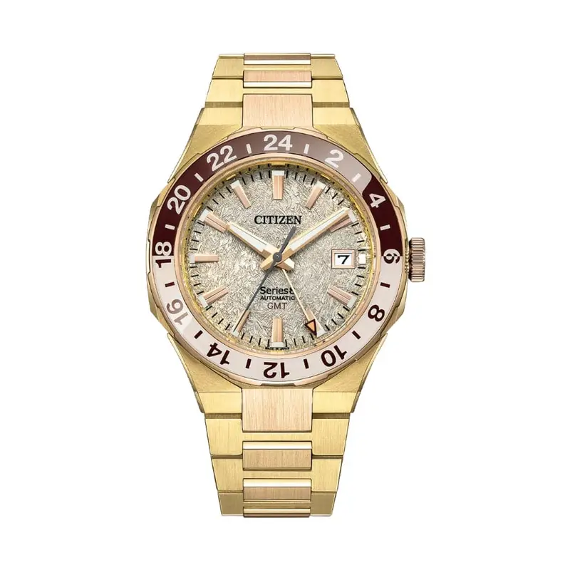 Citizen Series 8 Gold Dial Stainless Steel Strap Men Watch Nb6032-53P 1
