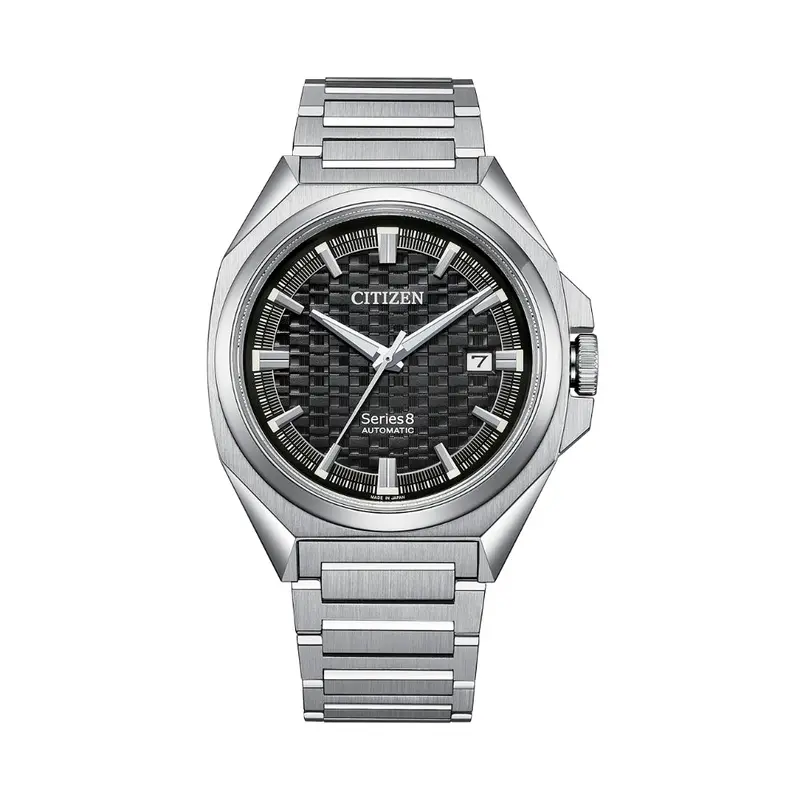 Citizen Series 8 Silver Stainless Steel Strap Men Watch Nb6050-51E 1