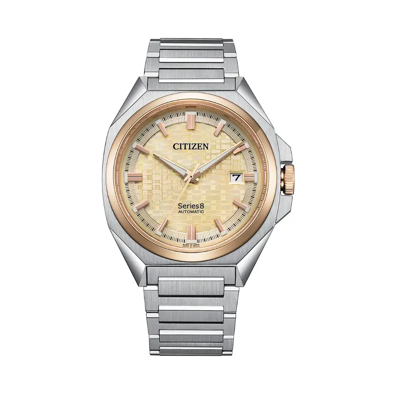 Citizen Series 8 Silver Stainless Steel Strap Men Watch Nb6059-57P 1