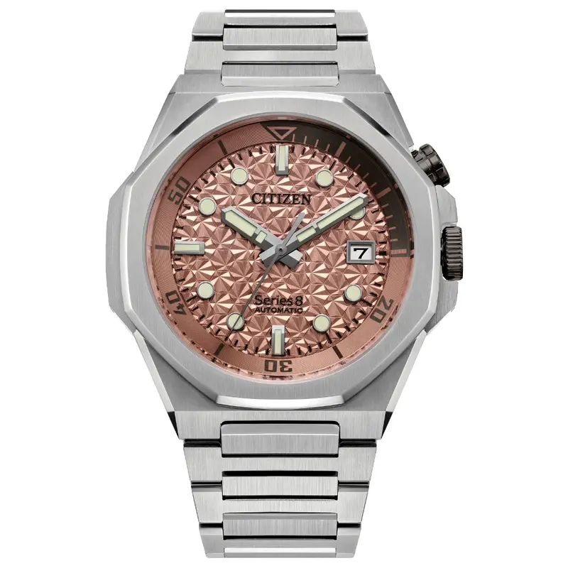 Citizen Series 8 Silver Stainless Steel Strap Men Watch Nb6066-51W 1