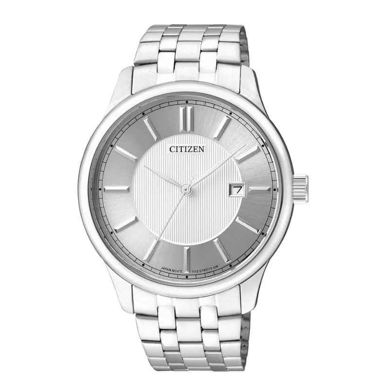Citizen Silver Dial Stainless Steel Strap Men Watch Bi1050-56A 1