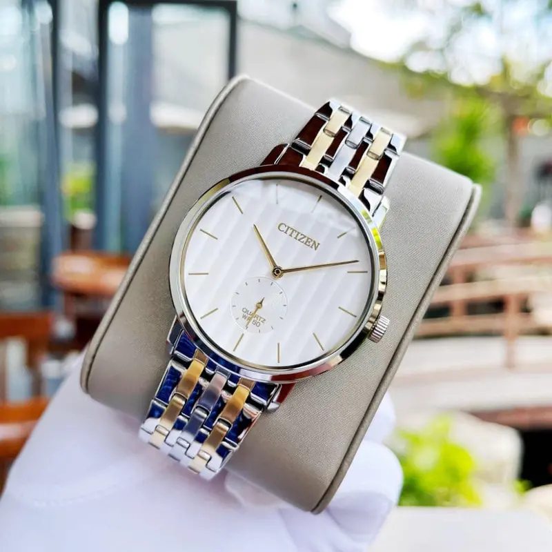 Citizen Silver Dial Two-Tone Stainless Steel Strap Men Watch Be9174-55A 2