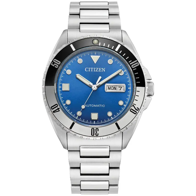 Citizen Sports Automatic Blue Dial Stainless Steel Watch Nh7530-52M 1