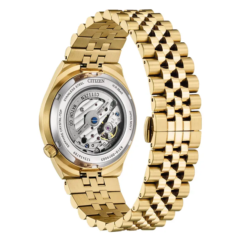 Citizen Tsuyosa 60 Rose Gold Stainless Steel Strap Men Watch Nk0023-57L 2