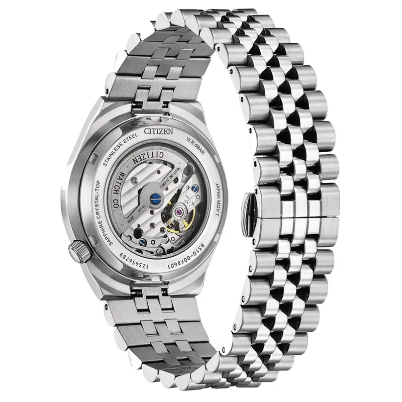 Citizen Tsuyosa 60 Silver Stainless Steel Strap Men Watch Nk0020-55E 2