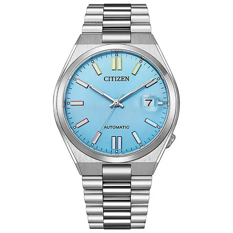 Citizen Tsuyosa Automatic Blue Dial Stainless Steel Sapphire Men's Watch Nj0151-53L 1