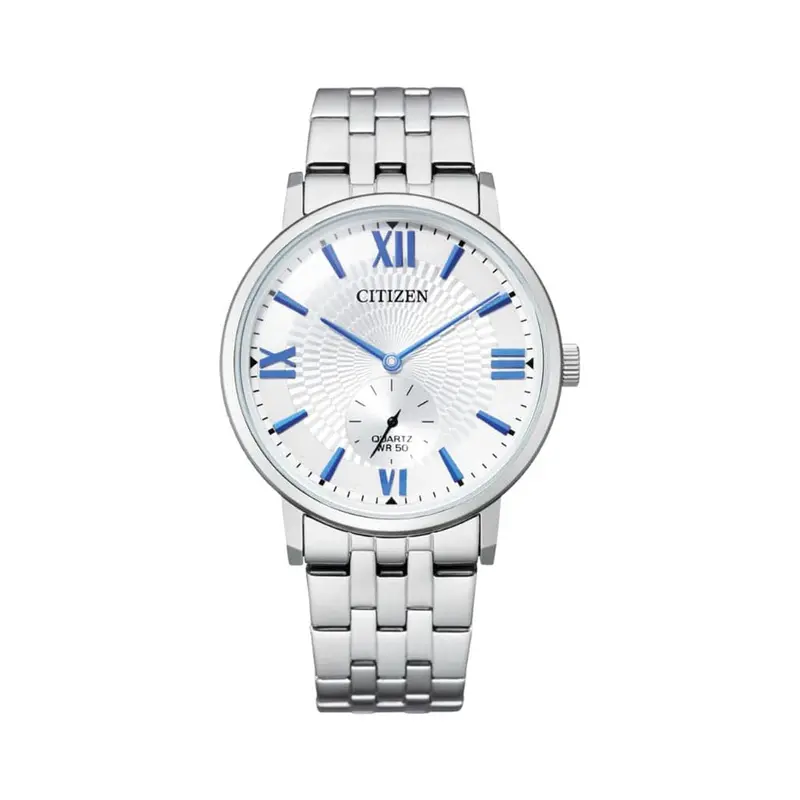 Citizen White Dial Silver Stainless Steel Strap Men Watch Be9170-72A 1