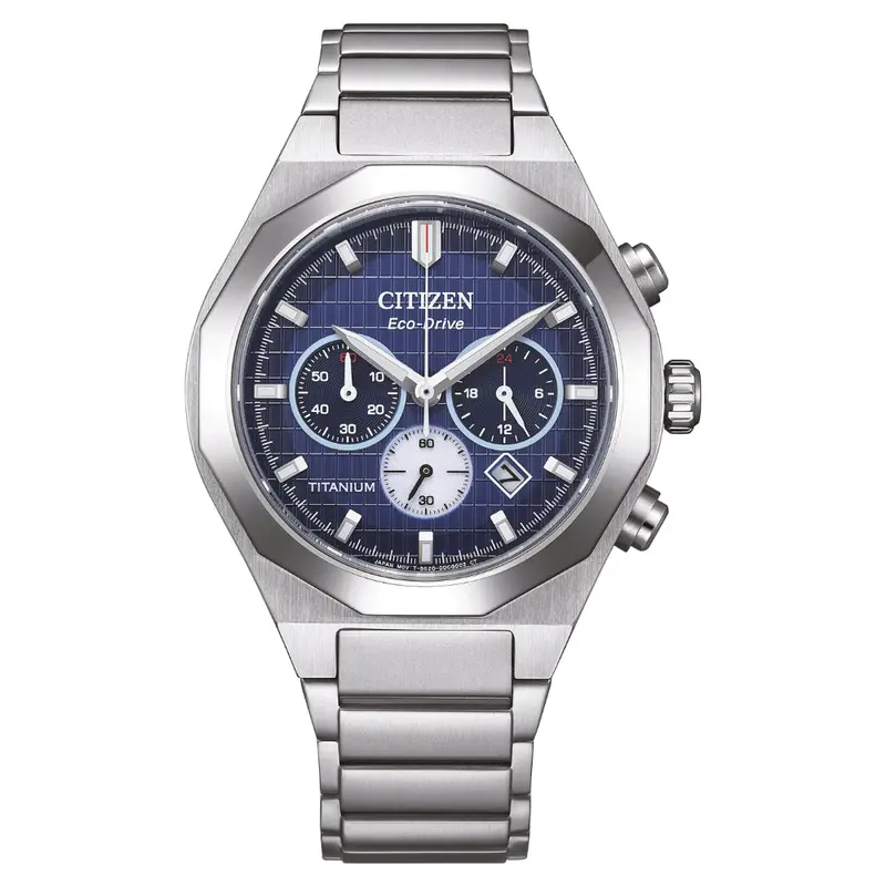 Citizen Zenshin Senkei Titanium Steel Strap Men Watch Ca4691-59L 1