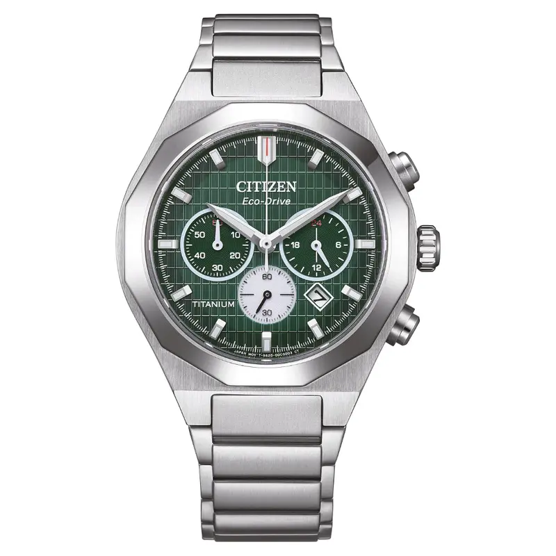 Citizen Zenshin Senkei Titanium Steel Strap Men Watch Ca4691-59X 1