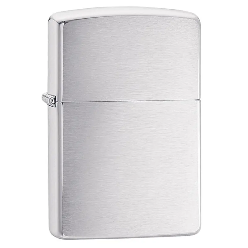 Classic Brushed Chrome Lighter #200 1