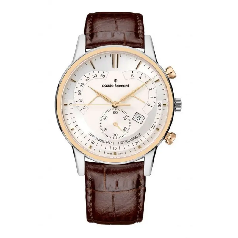 Claude Bernard Cb01506-37R-Air Brown Leather Men's Watch 1