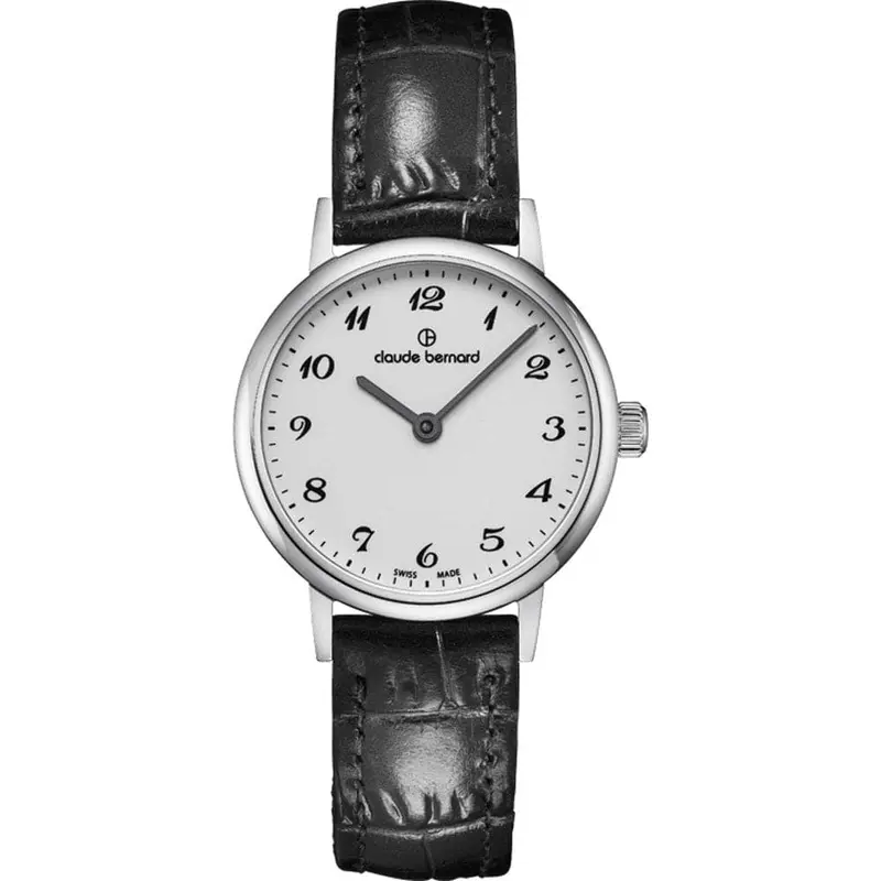 Claude Bernard Cb20215-3-Bb Black Leather Men's Watch 1