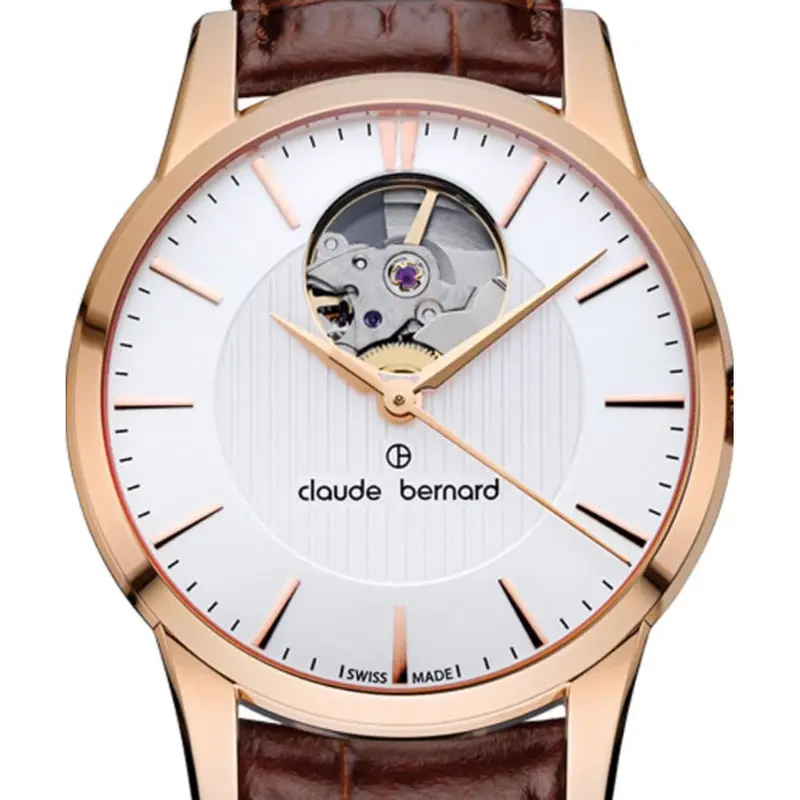 Claude Bernard Cb85018-37R-Air Brown Leather Men's Watch 2