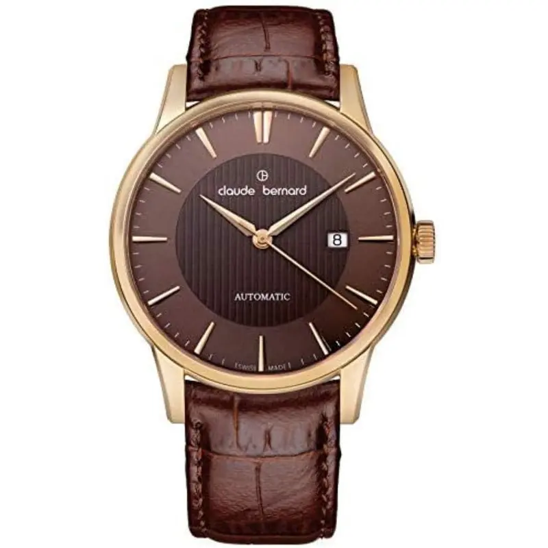 Claude Bernard Swiss Made Automatic Cb80091-37R-Brbr Men's Watch 1