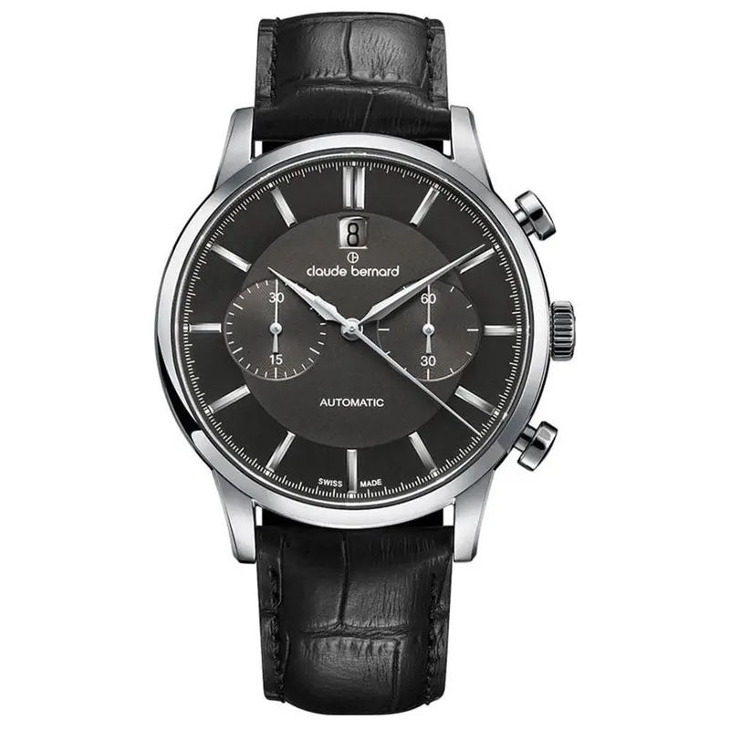 Claude Bernard Swiss Made Automatic Chronograph Cb08001-3-Nin Men's Watch 1