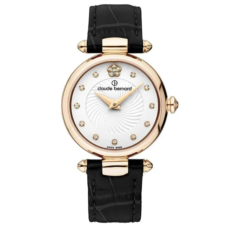 Claude Bernard Swiss Made Swarowski Stones Cb20501-37R-Brpr2 Women's Watch 1