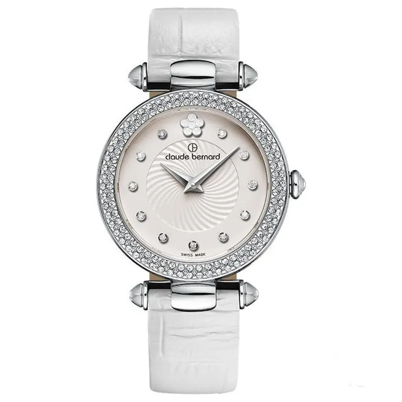 Claude Bernard Swiss Made Swarowski Stones Cb20504-3P-Apn2 Women's Watch 1