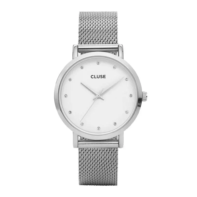 Cluse La Boheme Quartz Silver Stainless Steel Cl18301 Mesh Strap Ladies Watch 1