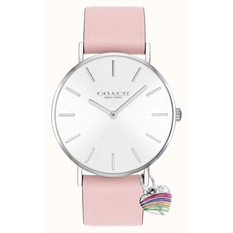 Coach 14000074 Pink Leather Strap Women's Watch 1