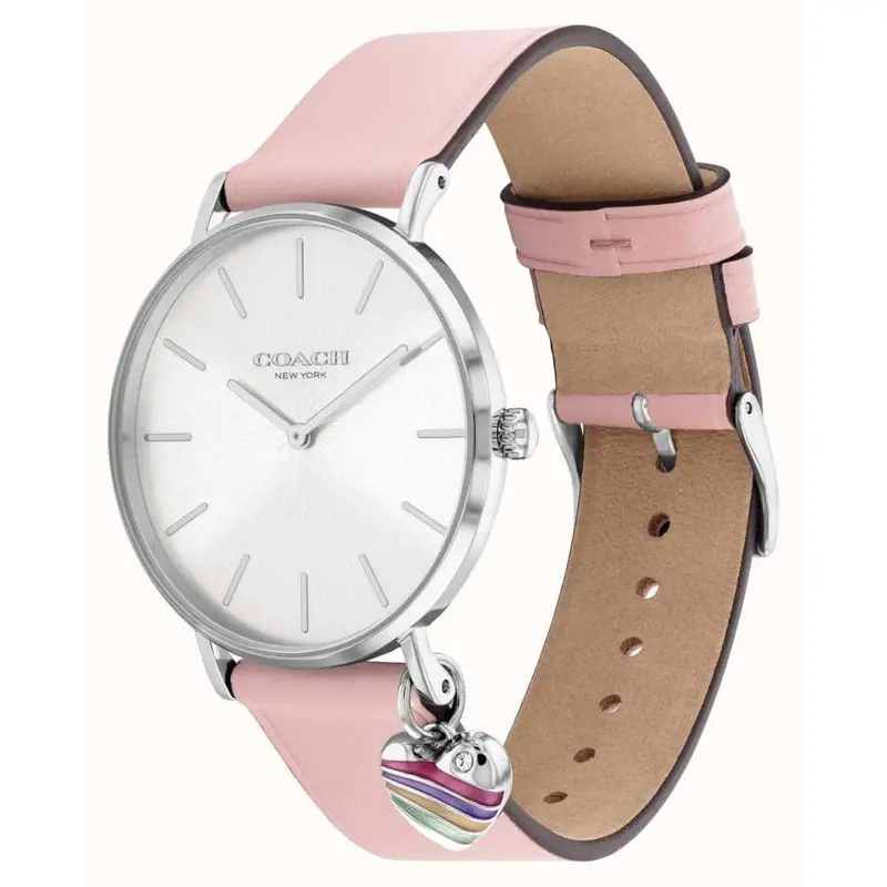 Coach 14000074 Pink Leather Strap Women's Watch 2