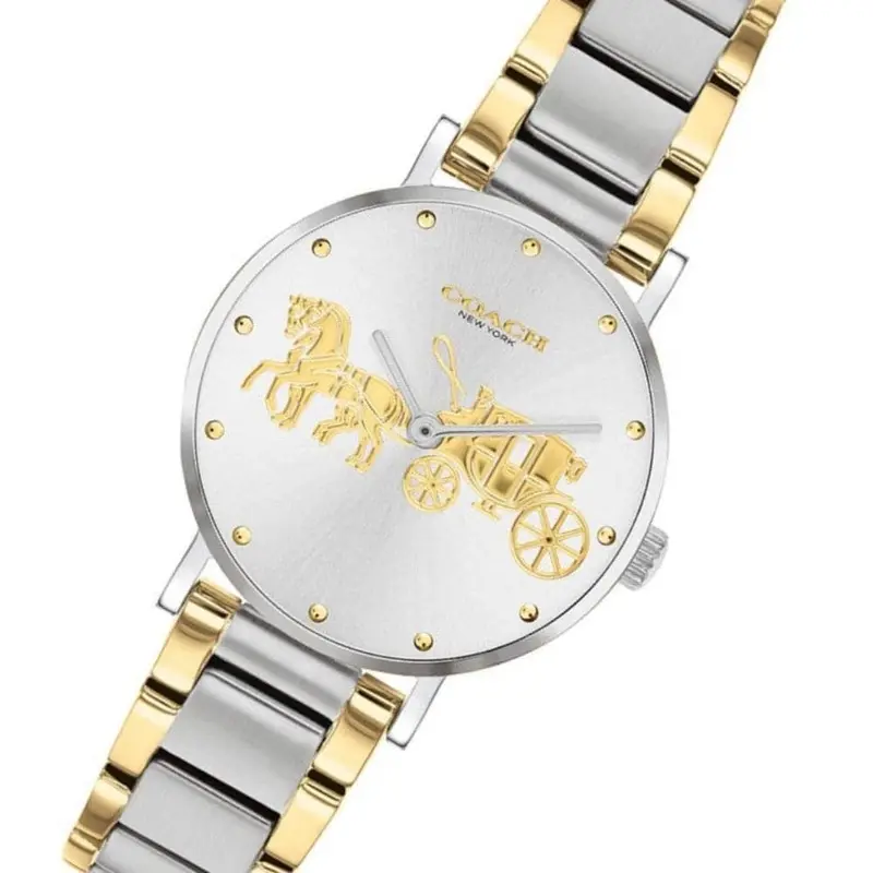 Coach 14503792 Perry White Stainless Steel Women's Watch 2