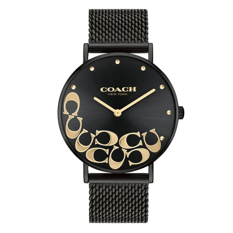 Coach 14503826 Perry Black Dial Stainless Women's Watch 1