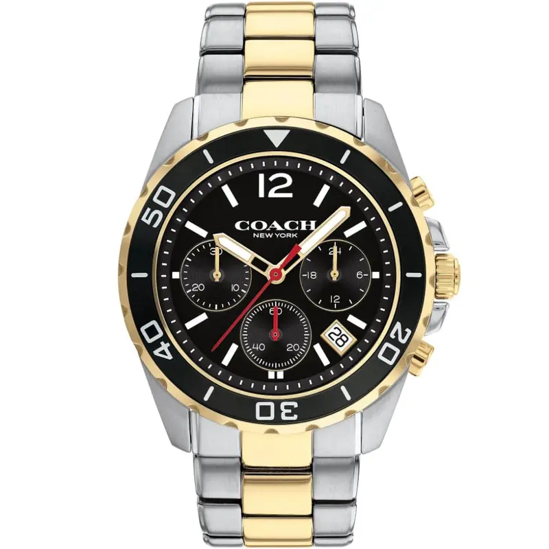 Coach 14602553 Two-Tone Stainless Steel Strap Men Watch 1