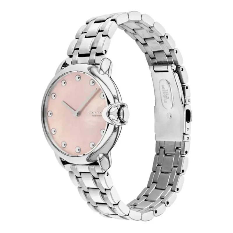 Coach Arden Pink Dial Silver Stainless Steel Strap Women Watch 14503986 2