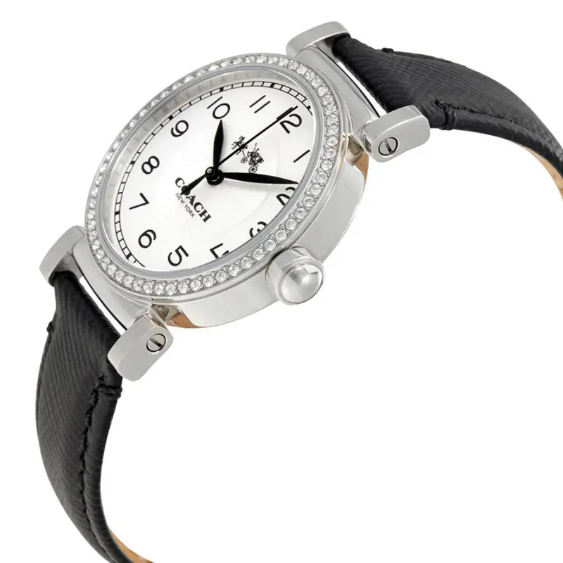 Coach Black Leather Strap Women Watch 14502399P 2