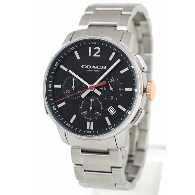 Coach Bleecker Chronograph Silver Stainless Steel 14602009 Men's Watch 2