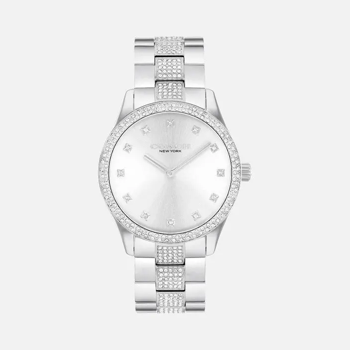 Coach Brooks 38Mm Stainless Steel Watch 14400033 1