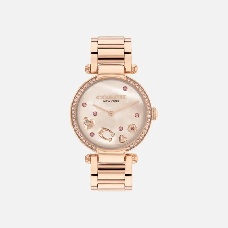 Coach Cary Rose Gold Steel Bracelet Watch 14504266 1