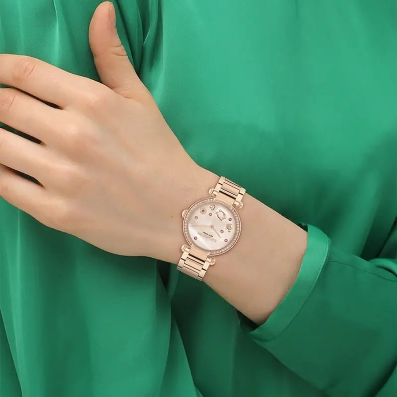 Coach Cary Rose Gold Steel Bracelet Watch 14504266 2