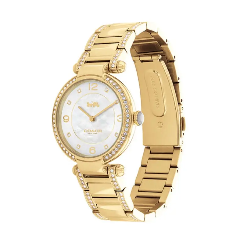 Coach Cary Silver Mother Of Pearl Women's Watch 14503832 2