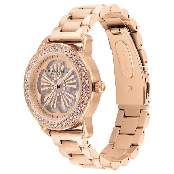Coach Cruiser Rose Gold Steel Bracelet Watch 14504367 2