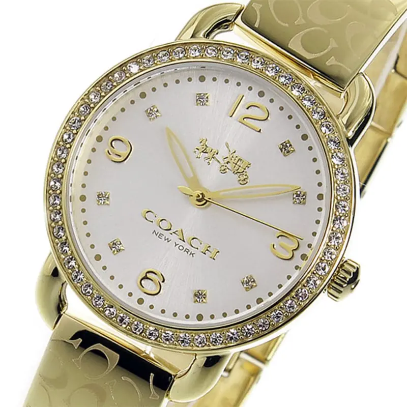 Coach Delancey Analog Quartz Gold Stainless Steel 14502354 Women's Watch 2