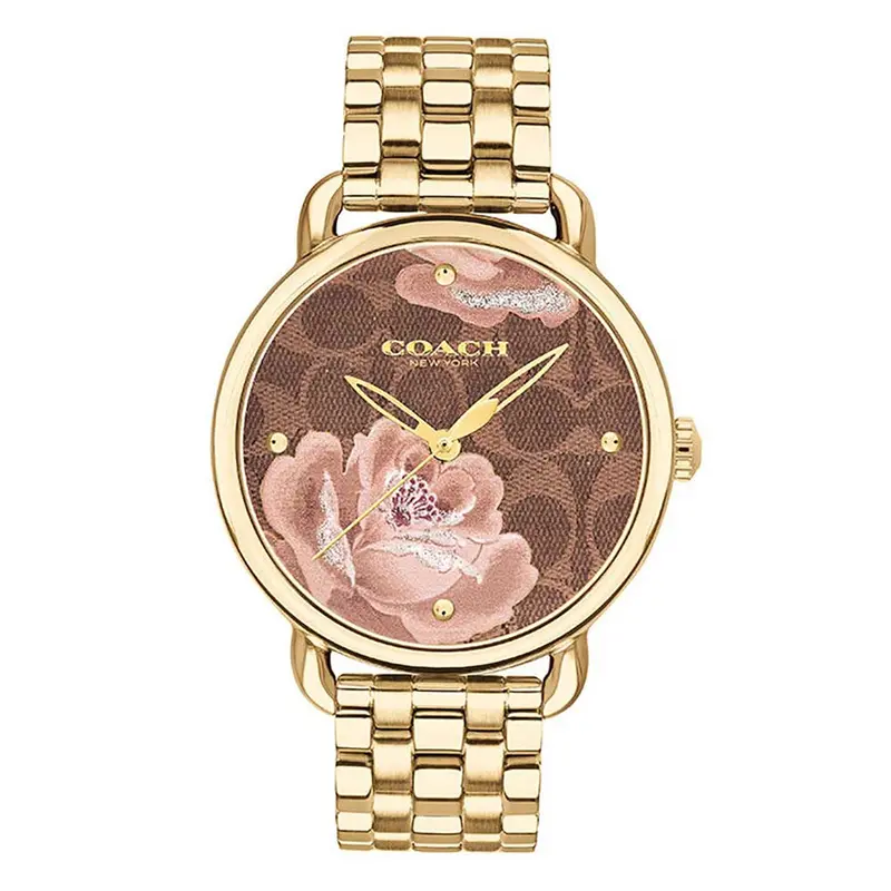 Coach Delancey Analog Quartz Gold Stainless Steel 14503164 Women's Watch 1