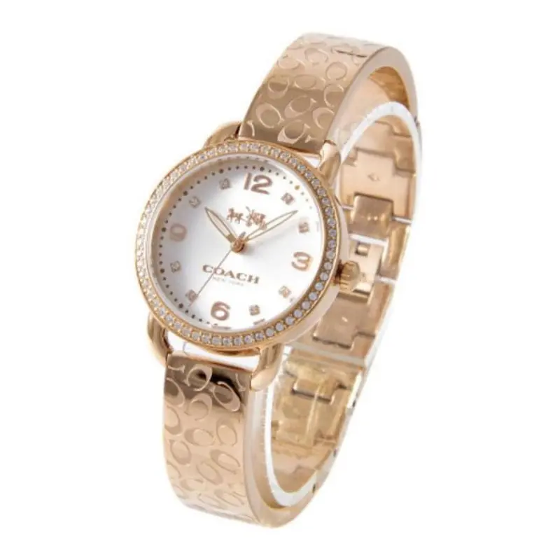 Coach Delancey Analog Quartz Rose Gold Stainless Steel 14502355 Women's Watch 2