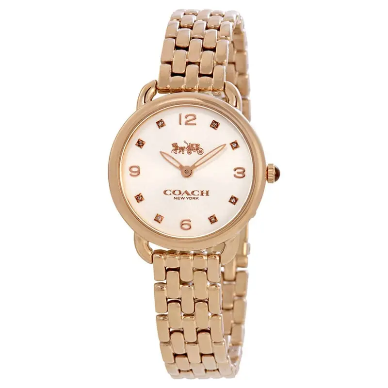 Coach Delancey Analog Quartz Rose Gold Stainless Steel 14502783 Women's Watch 1