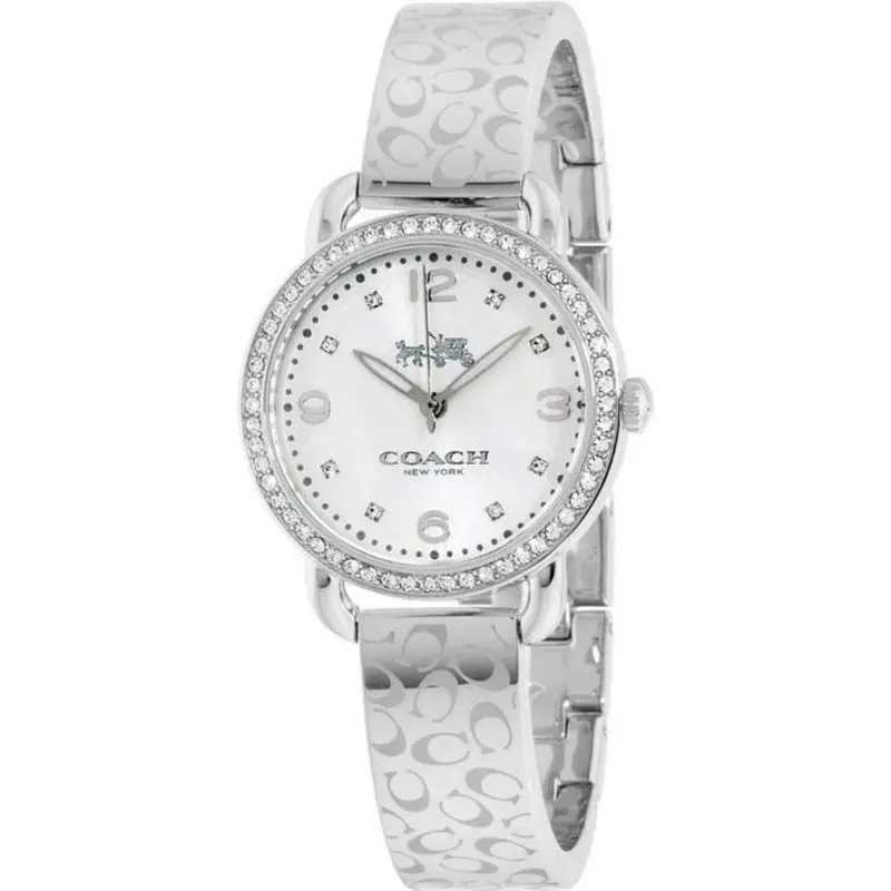 Coach Delancey Analog Quartz Silver Stainless Steel 14502353 Women's Watch 1