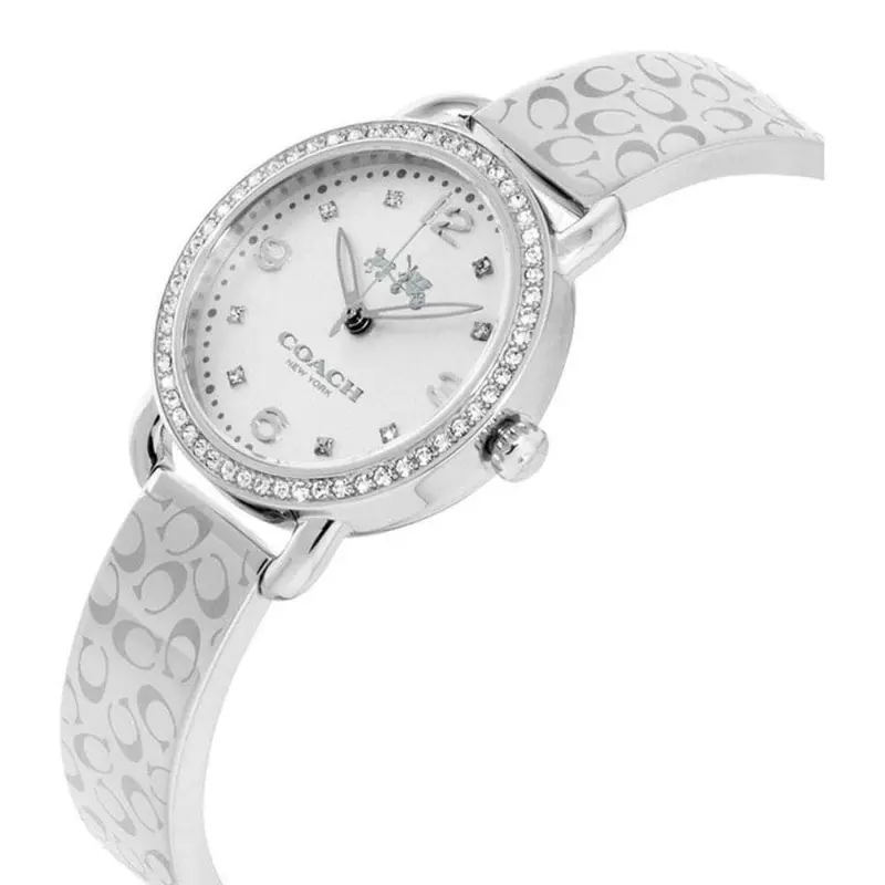 Coach Delancey Analog Quartz Silver Stainless Steel 14502353 Women's Watch 2