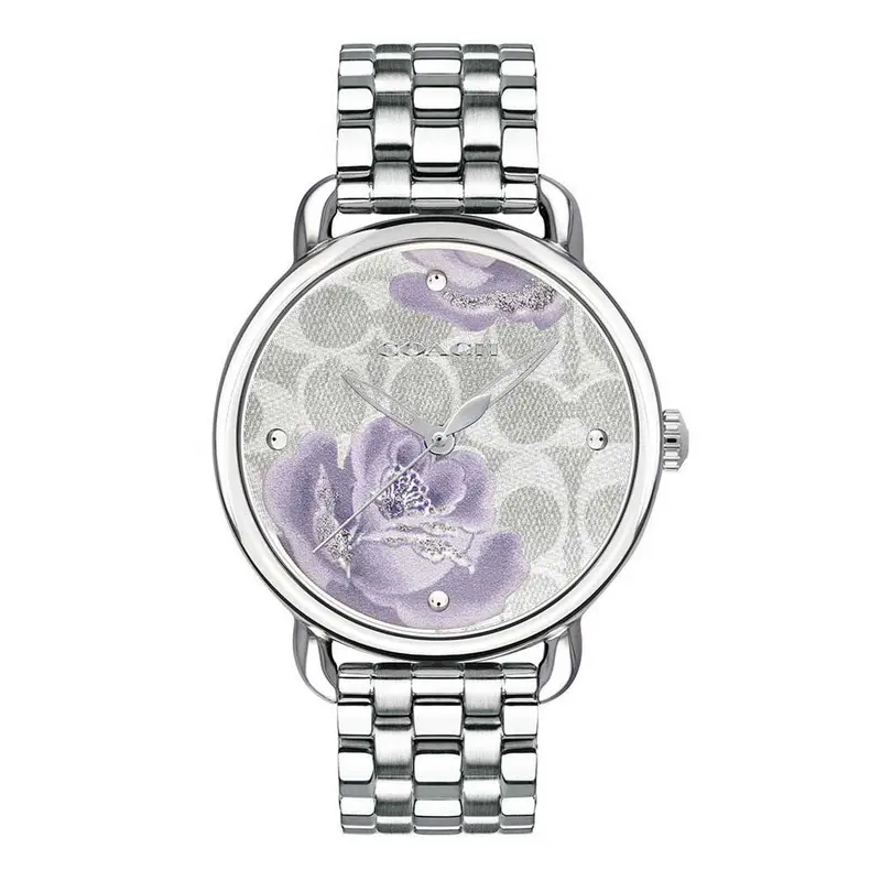 Coach Delancey Analog Quartz Silver Stainless Steel 14503163 Women's Watch 1