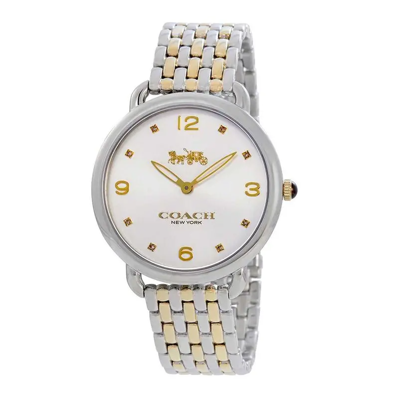 Coach Delancey Analog Quartz Two Tone Stainless Steel 14502788 Women's Watch 1