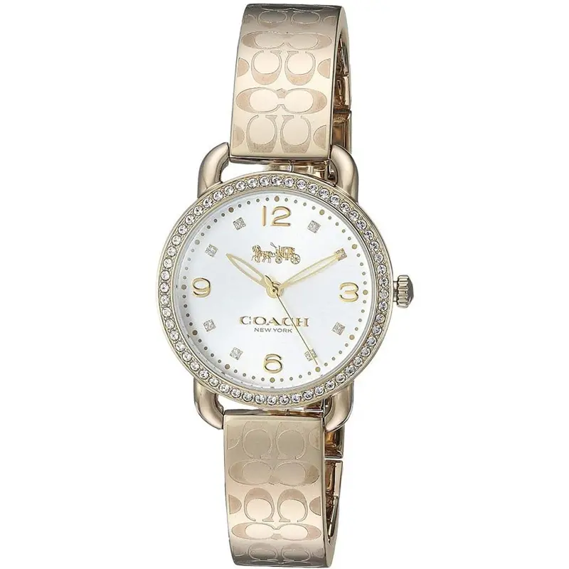 Coach Delancy Analog Quartz Gold Stainless Steel 14502766 Women's Watch 1