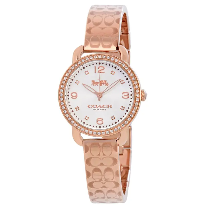 Coach Delancy Analog Quartz Rose Gold Stainless Steel 14502767 Women's Watch 1
