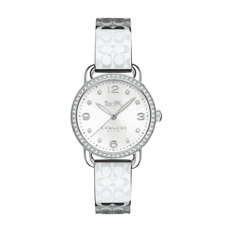 Coach Delancy Analog Quartz Silver Stainless Steel 14502765 Women's Watch 1