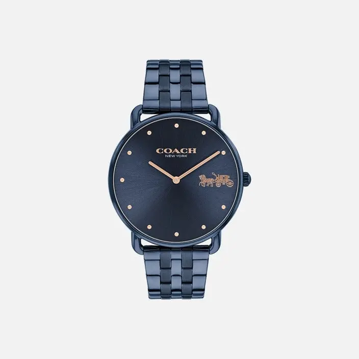 Coach Elliot 41Mm Blue Steel Bracelet Watch 14504297 1