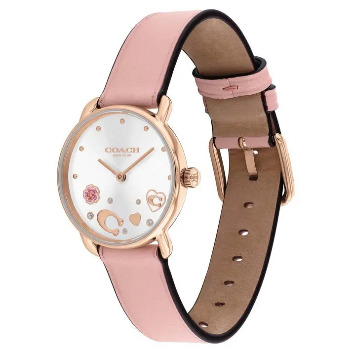 Coach Elliot Pink Leather Strap Ladies Watch 14504306 2