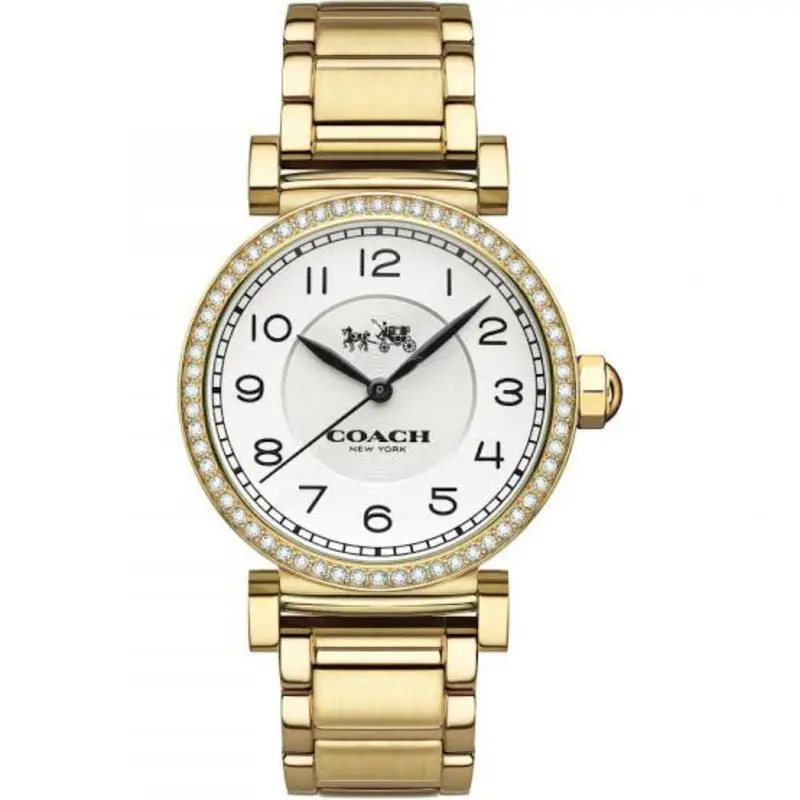 Coach Gold Stainless Steel Strap Women Watch 14502397P 1